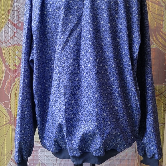 Forrester Outerwear Pullover Blue Jacket Size Large Vintage Waterproof Windbreak - Picture 2 of 7